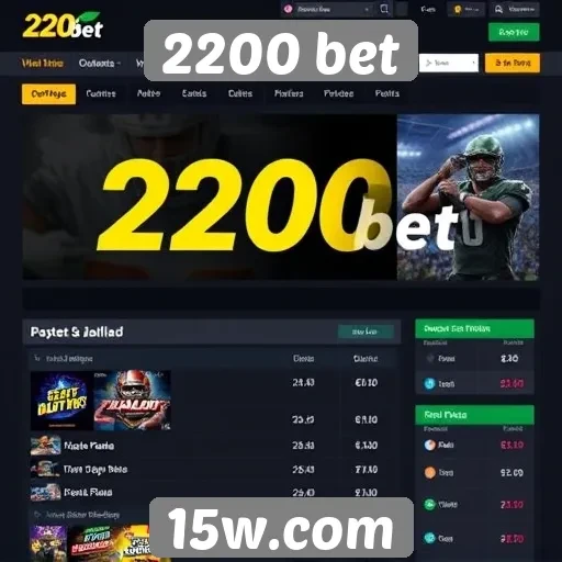 Funcionalidades do site 2200 bet que atraem usuários